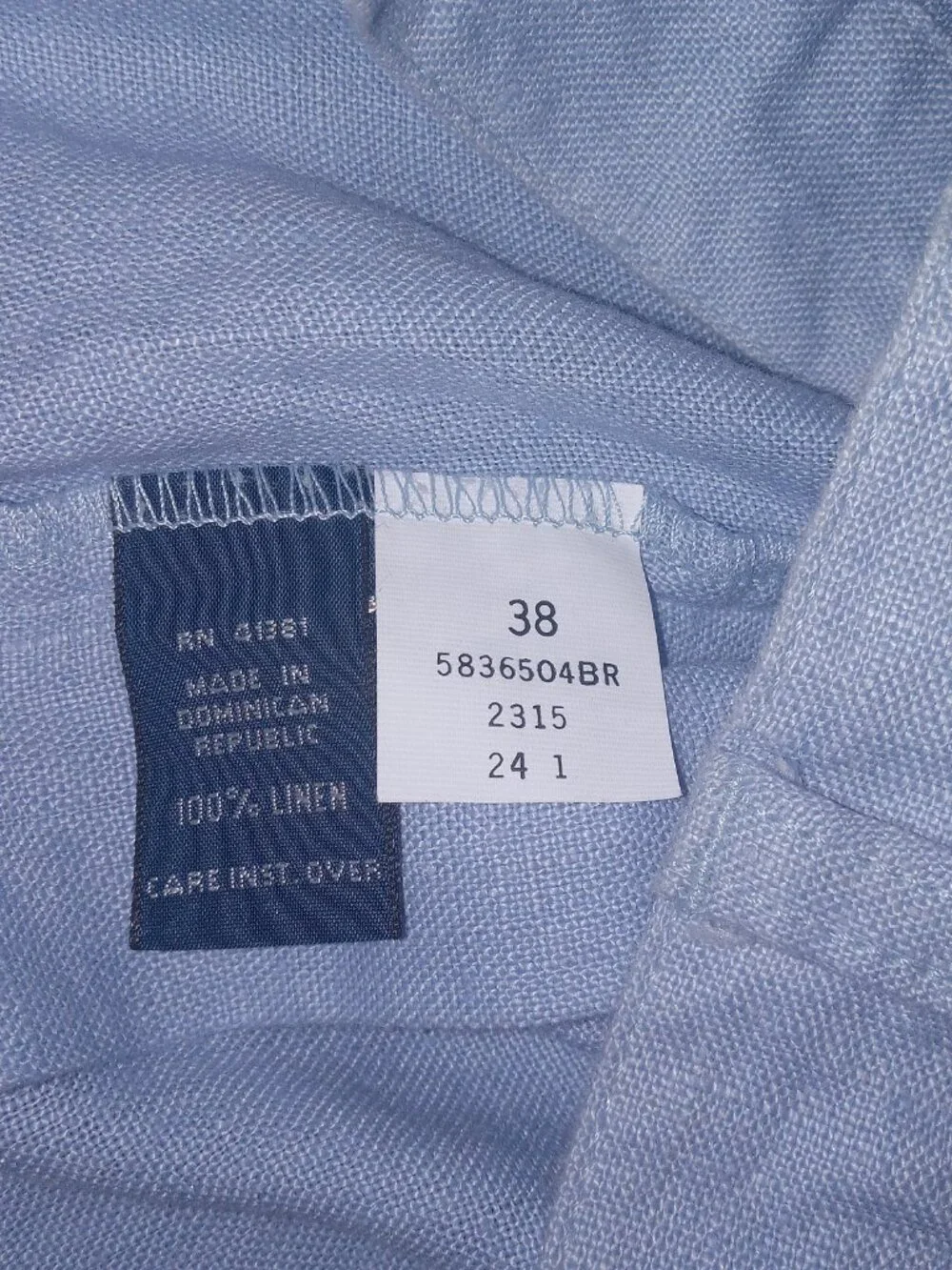 Vintage Polo Ralph Lauren Tyler Linen Shorts Men 38 Blue Pleated 100% Linen 90s